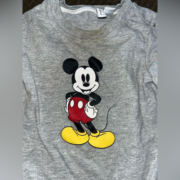 Disney by Janie & Jack Mickey Mouse Long Sleeve T Shirt 🌵12-18 months. - Picture 2 of 4